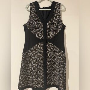 Sami & Jo Black and Cream Lace Mini Dress